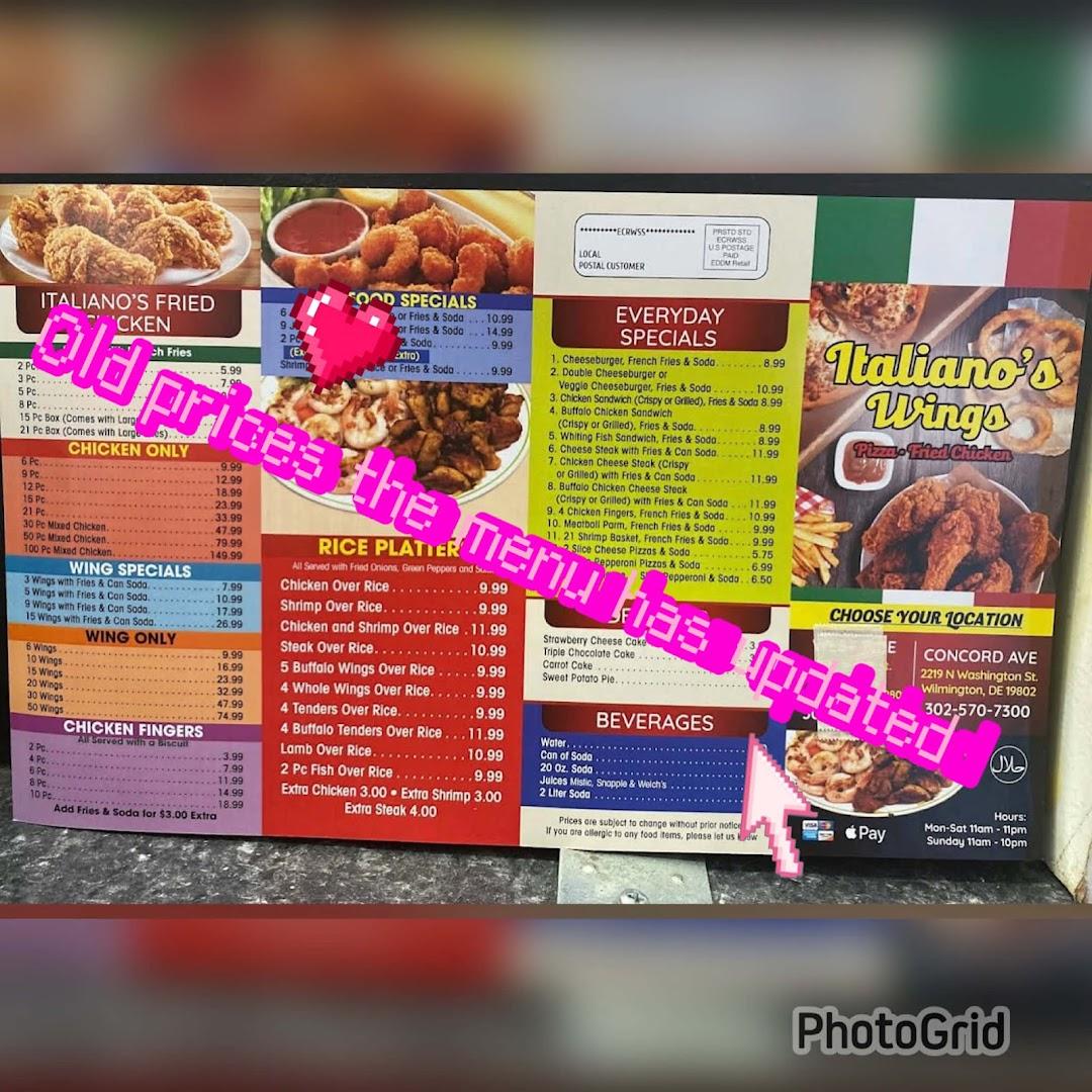 ITALIANO'S Wings and pizza